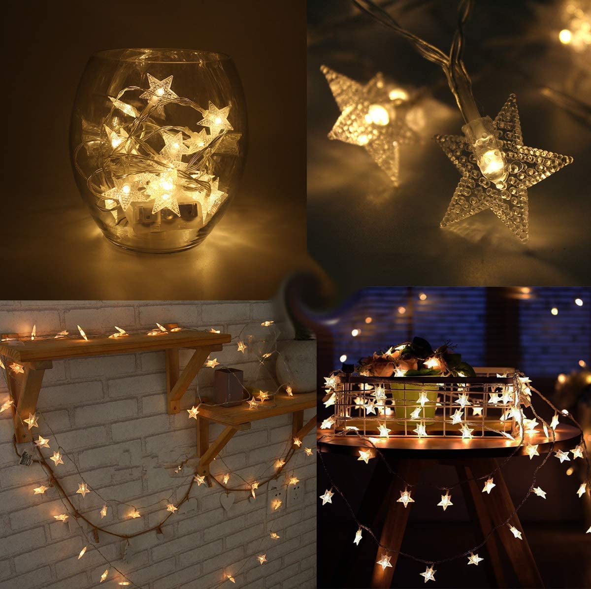 Star string sale lights for bedroom