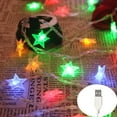 thumbnail image 1 of LED Star String Lights USB/Battery Operated Fairy Lights Christmas Garland For Party Wedding Home Outdoor Patio Decoration, 1 of 9