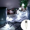 thumbnail image 1 of LED Star String Lights USB/Battery Operated Fairy Lights Christmas Garland For Party Wedding Home Outdoor Patio Decoration, 1 of 9