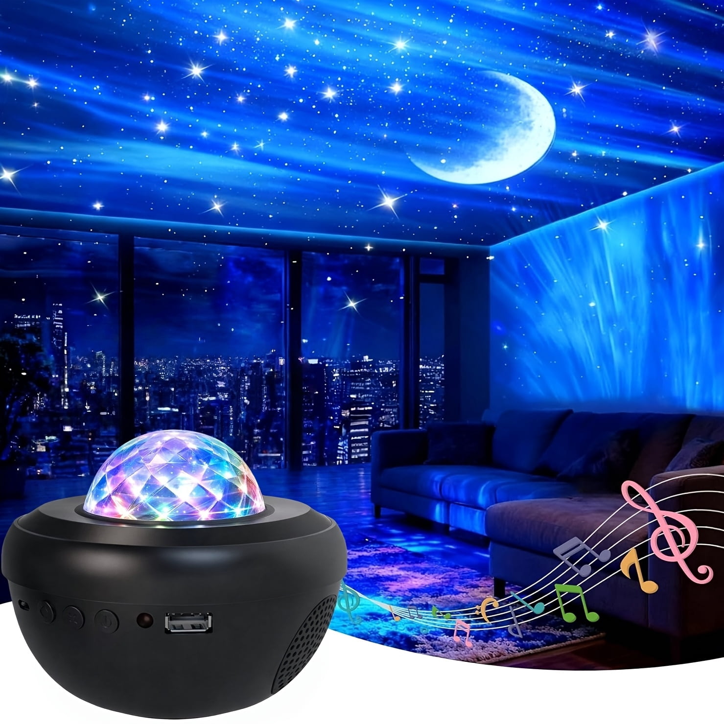 LED Starry Sky Projectors for Bedrooms And Living Rooms, Featuring ...