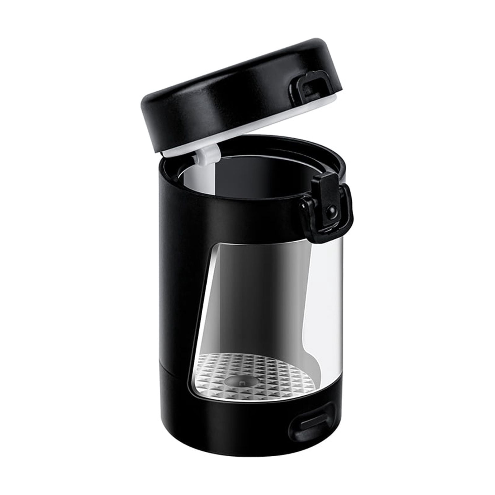 LED Storage Jar, Rechargeable Portable Container with Lockable Lid and ...