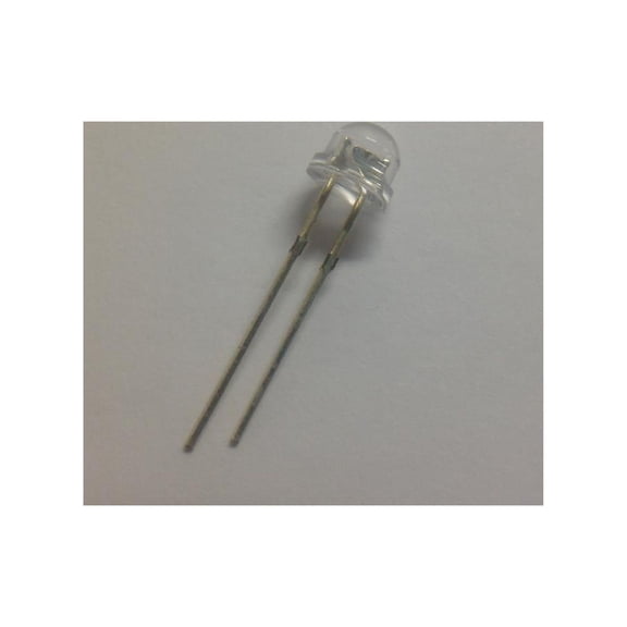 LED Straw Hat LED, 4.8mm, Clear Body, 6000mcd,YELLOW 10ea