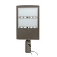 thumbnail image 1 of LED Street Light Fixtures - Outdoor Commercial Lights for Parking Lots, IP65 Weatherproof - UL & DLC Certified, (S-G07B - Bronze - Slip Fitter Mount, 240W (100-277V 5700K), 1 of 2