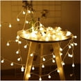 thumbnail image 1 of LED String Lights, 19.68FT 40LED Ball String Lights Indoor/Outdoor Decorative Light, Battery Powered Globe Christmas Starry Fairy Lights for Bedroom, Kids Room, Dorm, Camping, Garden, Party, I0966, 1 of 8