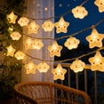 thumbnail image 1 of LED String Lights Decorative Star Cloud Lights, Soft Warm Atmosphere Fairy Lights Flexible Decorative Light String, Decorative Lights for Bedroom Balcony Party Camping Tent Decor, 1 of 6