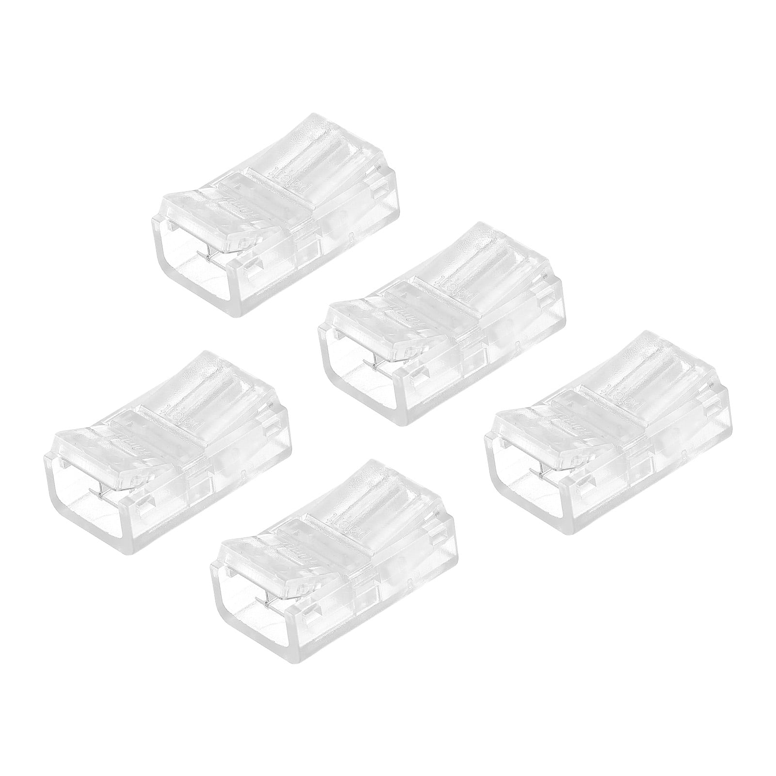 LED Strip Connector 2 Pin, 10mm LED Connectors for Strip Light Connector 5 Pack
