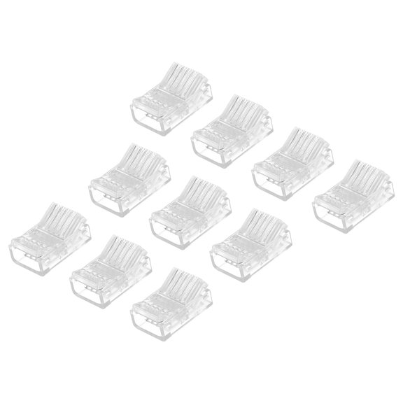 LED Strip Connector 5 Pin, 12mm LED Connectors for Strip Light Connector 10 Pack