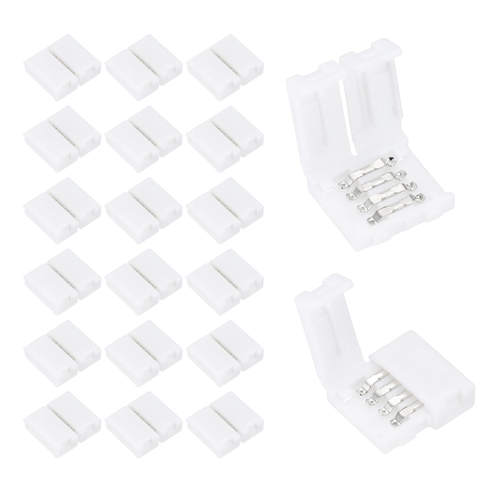 LED Strip Connectors 10mm Width 20 Pcs - Unwired LED Couplers ...