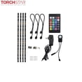 thumbnail image 1 of TORCHSTAR LED Multi-Color TV Bias Lighting Backlight Strip for 32" to 60" Flat HDTV, Decorate Troffer, Gaming Computer, ETL-Listed, Home Theater Ambience Light Kit,with Remote Control, UL Adapter, 1 of 8