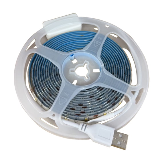 LED Strip Lighting with Motion Sensor and USB Power for Under Cabinet, Wardrobe, Stairs, and Bed