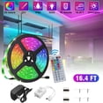 thumbnail image 1 of LED Strip Lights,16.4 ft RGB Colored Rope Light Strip Kit with Remote and Control Box for Room, Ceiling, Bedroom, 1 of 7