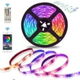 thumbnail image 1 of LED Strip Lights,16.4ft RGB Colored Rope Light Strip Kit with Remote and Control Box for Room, Ceiling, Bedroom, 1 of 7