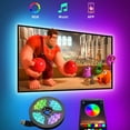 thumbnail image 1 of LED Strip Lights, 30 LED 3.3ft TV Backlight Strip USB Powered 19 Modes 20 Color Changing Bias Lighting for TV Desktop PC, LED Strip Lights for Tik Tok, Halloween Decorations, 1 of 8