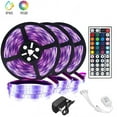 thumbnail image 1 of LED Strip Lights,49.2ft Smart Led Lights 3528 RGB Led Light Strip Color Changing Led Strips with IR Remote Led Lights for TV Bedroom,Kitchen,Party,Bar and Home Decor, 1 of 8
