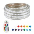 thumbnail image 1 of Waterproof RGB 20-50FT 5050 SMD LED Strip Rope Lights LED Lighting With Remote, 50 FT, 1 of 2