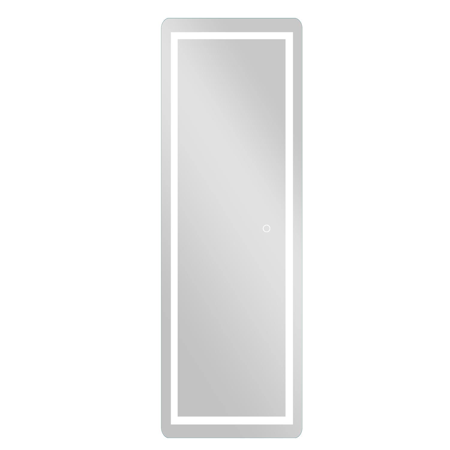 LED Strip Rounded Rectangle Wall Mirror - Walmart.com