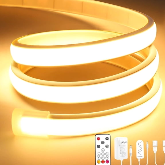 LED Strip with Lights Pro, Warm White Dimmable 32.8Ft, Warm White
