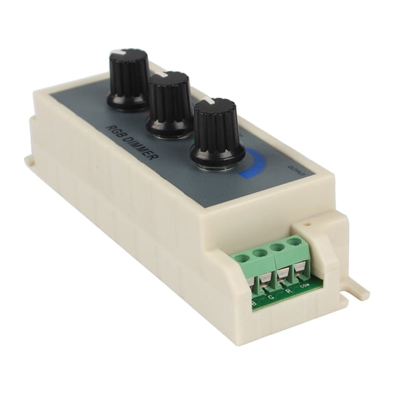 LED Strips Dimmer Knob Controller Switches LED Light Brightness Adjustment 3 Channel Controller Easy Brightness Control