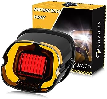 LED Rear Turn Signal Light Bar For Harley Touring Models (1999-2023) - Smoked Lens, Chrome Housing, Amber Lights, IP67 Waterproof - View #2