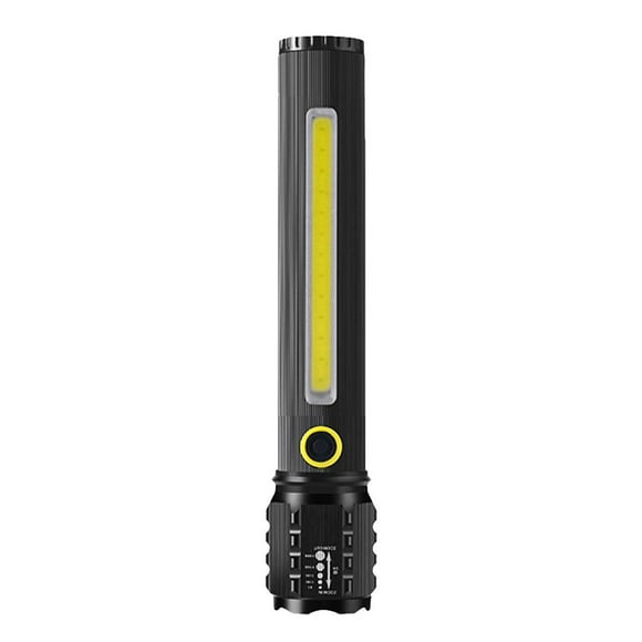 LED Strong Light Tactical Flashlight Rechargeable Super Zoomable Bright I1L1