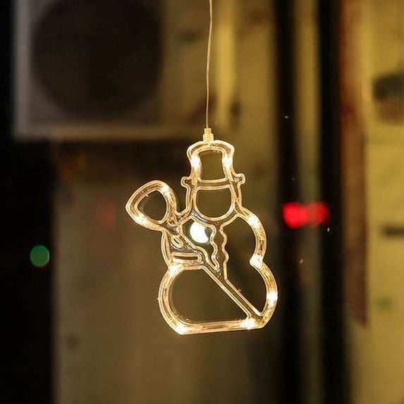 LED Suction Cup Battery Indicator Light (Snowman)