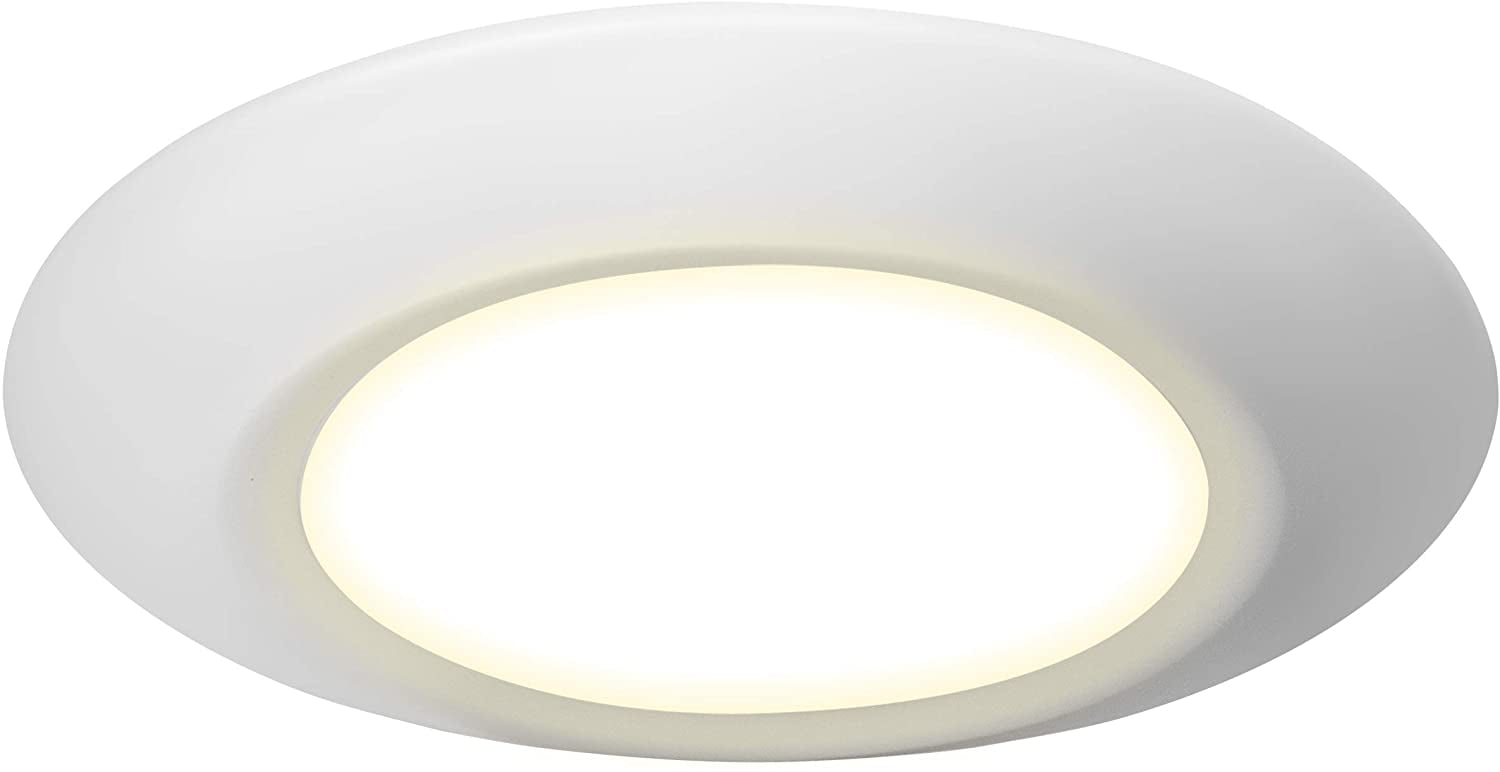 LED Surface Flush Mount Ceiling Light, 6", 15W, 1000 Lumens, (120W ...