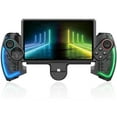 thumbnail image 1 of LED Switch Joycon Support Telescopic Adjustment, Enhanced Switch/Switch OLED Joycon Controller for Handheld Mode, Switch Controller with Colors LED, Adjustable Joystick Sensitivity and Turbo, 1 of 7