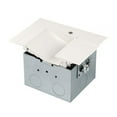 thumbnail image 1 of LED-T-RBOX2-WT-WAC Lighting-InvisiLED-Power Feed for Asymmetrical Recessed Channel-5.06 Inches Wide by 3 Inches High, 1 of 4