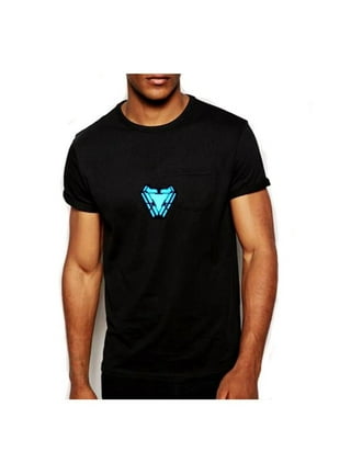 Iron man light up t shirt hot sale