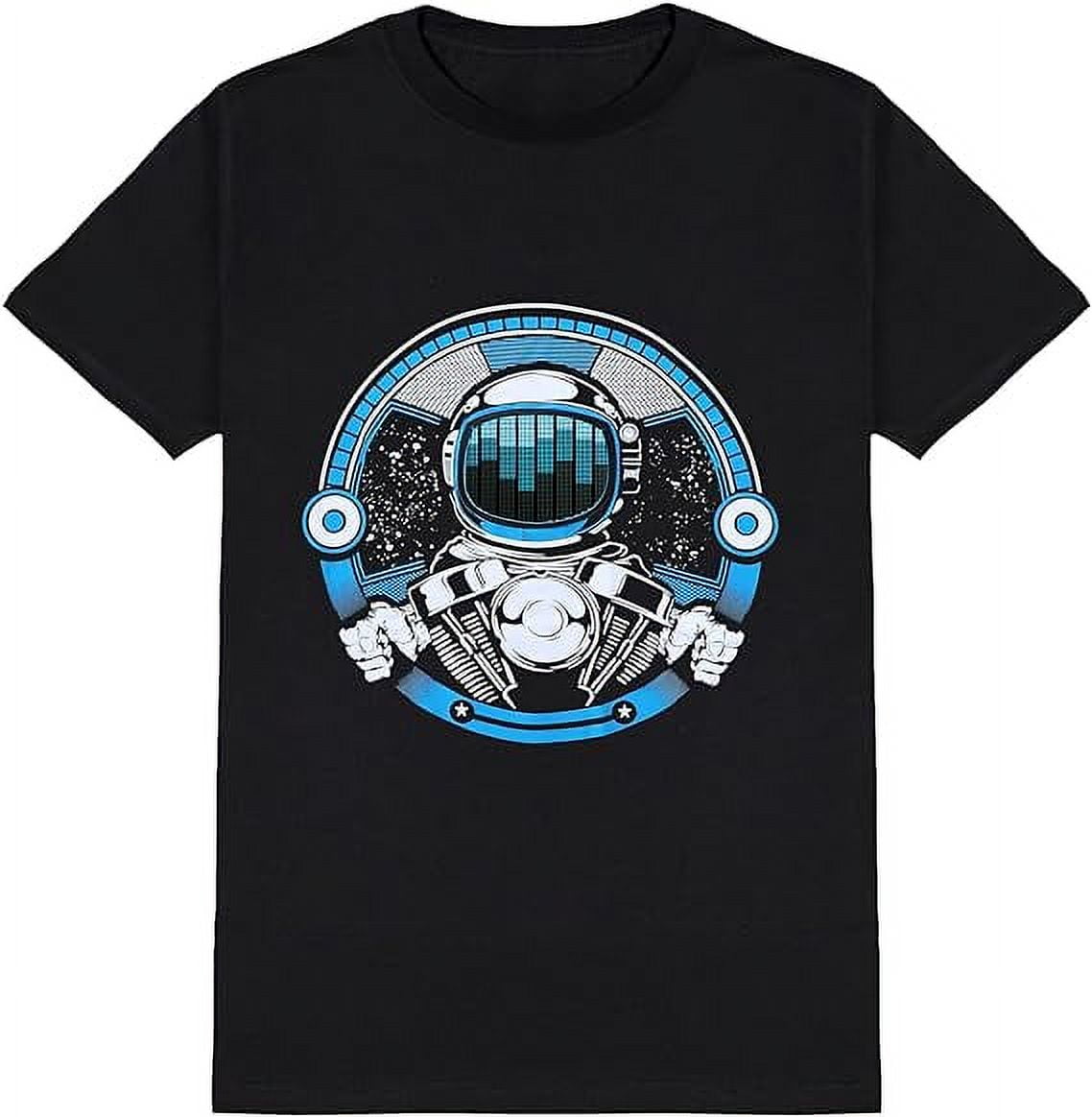 LED T Shirt Sound Activated Glow Shirts Light Up Equalizer Clothes for