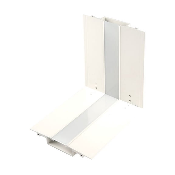 LED-T-WTC1-WT-WAC Lighting-InvisiLED-Inside Corner for Symmetrical Recessed Channel-6 Inches Wide by 4.88 Inches High