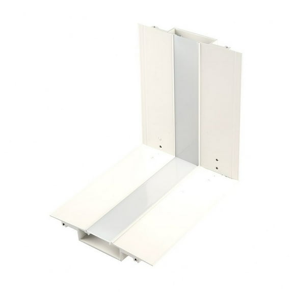 LED-T-WTC1-WT-WAC Lighting-InvisiLED-Inside Corner for Symmetrical Recessed Channel-6 Inches Wide by 4.88 Inches High