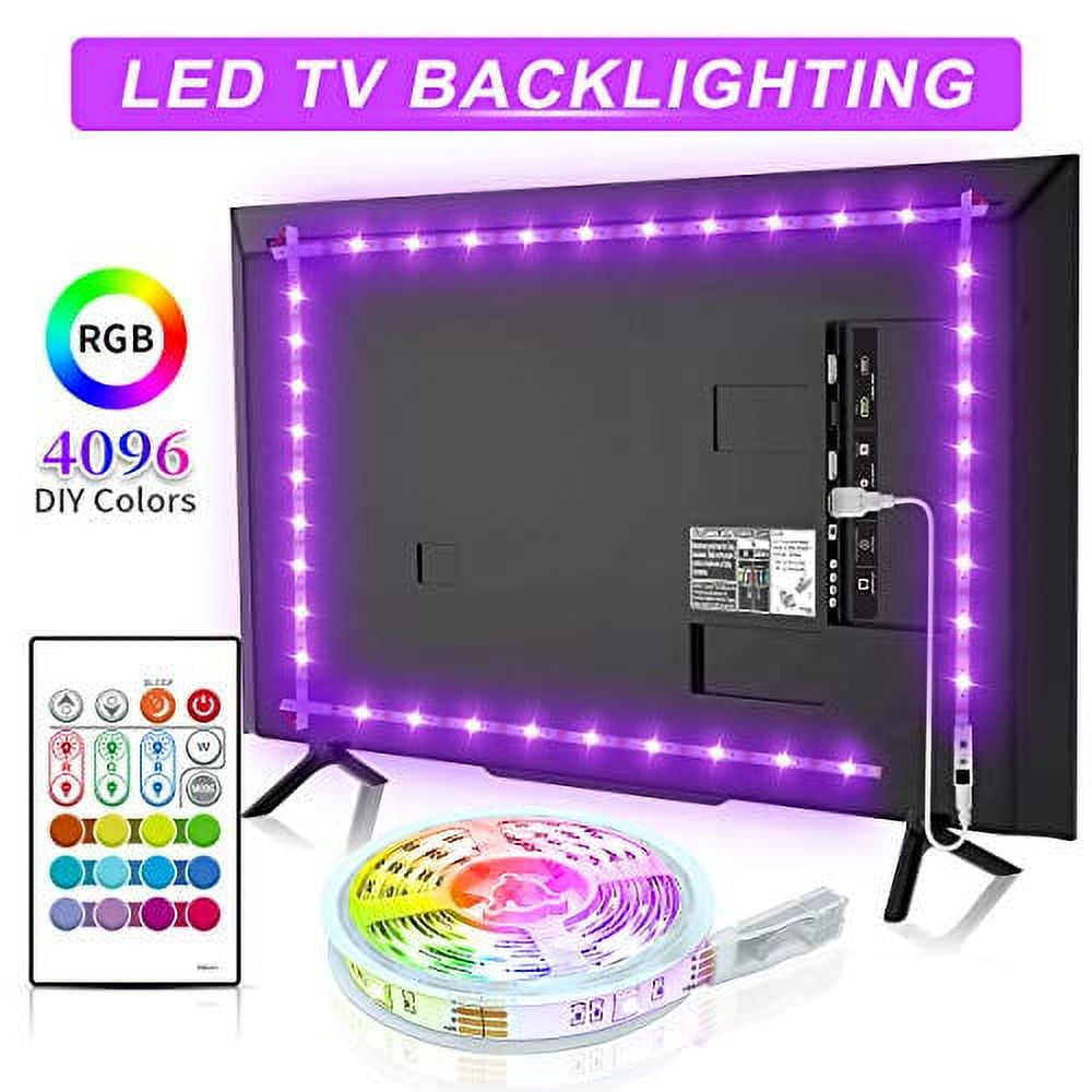 LED TV Backlight, Bason 6.56ft USB LED Strip Lights for 3258 inch TV