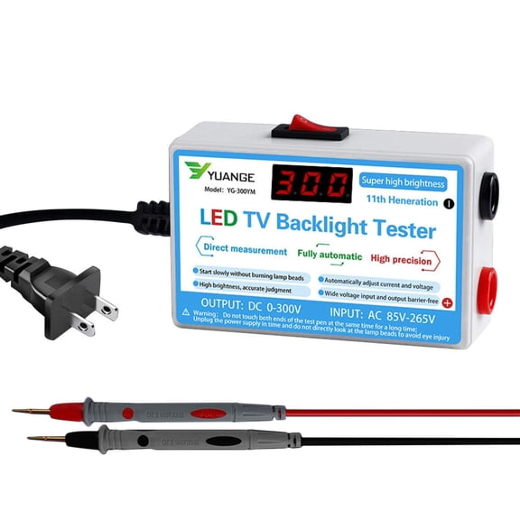 LED TV Backlight Tester with Voltage Monitoring 0-300V 1 Pack