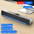 LED TV Sound Bar AUX Wired Wireless Bluetooth Speaker Home Theater