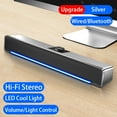 LED TV Sound Bar AUX Wired Wireless Bluetooth Speaker Home Theater
