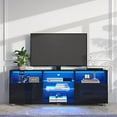 LED TV Stand for 65/75 inch TV Modern Television Table Center Media