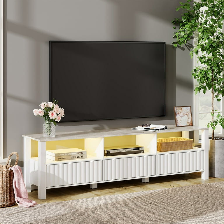 White tv console 75 inch outlet