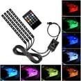 thumbnail image 1 of LED TV USB Backlight Kit Computer RGB LED Light Strip TV Background Lights 4x, 1 of 12