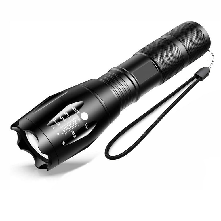 Super Bright Zoomable Flashlight Portable Multi functional - Temu