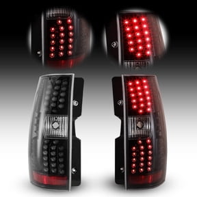 LED Tail Light Assembly Compatible with 2007-2014 Chevrolet Suburban 1500/Chevrolet Tahoe;2007-2013 Chevrolet Suburban 2500 Driver and Passenger Side-Clear Lens