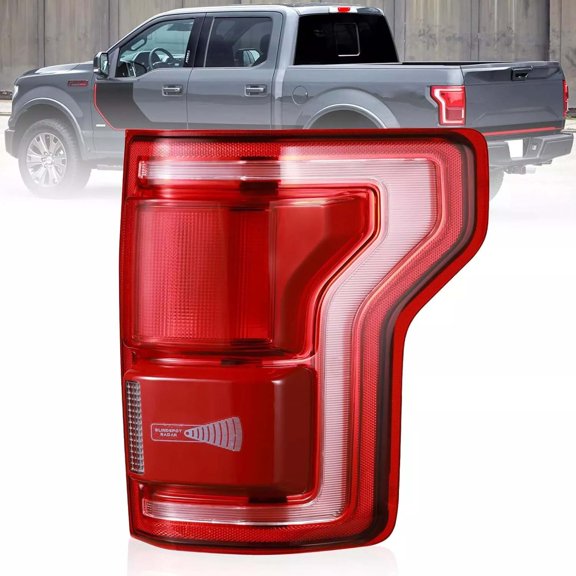 MZORANGE LED Tail Light Brake Right Passenger For Ford F150 F-150 2015-2017 W/Blind Spot