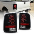 thumbnail image 1 of LED Tail Light Compatible With 2004-2008 Ford F-150 Pickup Truck Styleside Model Driver And Passenger Side Rear Taillight Glossy Black Housing Clear Lens Left + Right Pair Assembly, 1 of 8
