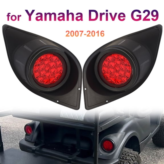 LED Golf Cart Tail Light Kit for Drive G29 2007-2016, 12V Rear Light Replacement Assembly Fit Gas & Electric Carts Easy Plug-and-Play Upgrade