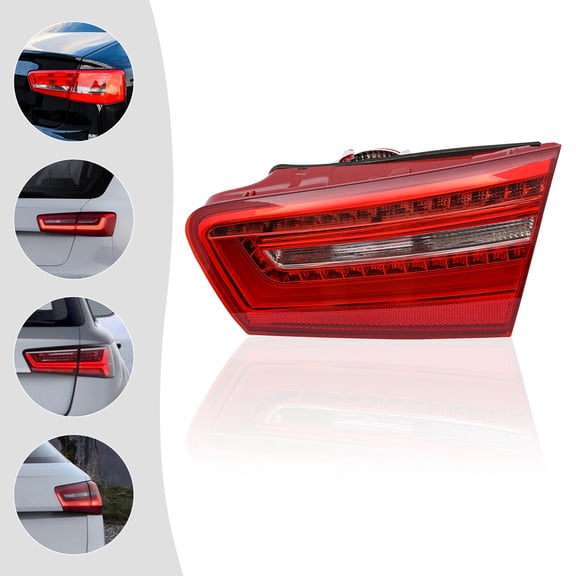 LED Tail Light for Audi A6 C7 2010-2016, Rear Taillamp Replacement, 4G5945094A, 4G5945093A (Passenger Side)