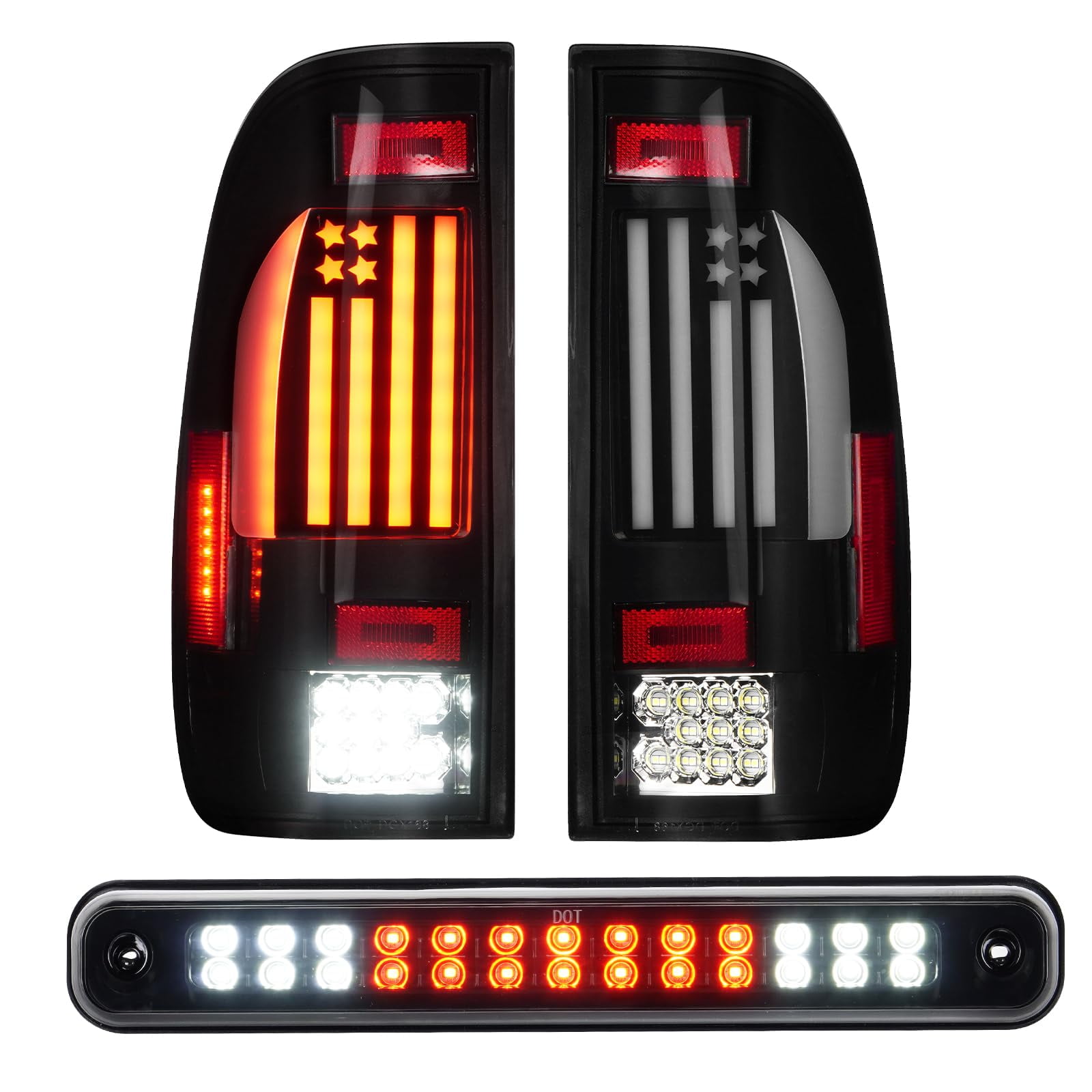 Driver Side Tail Light For 2004-2006 Ford F-150 Styleside - Complete Lens & Housing Assembly 2007 F150 Tail Light Cover - Foto 2