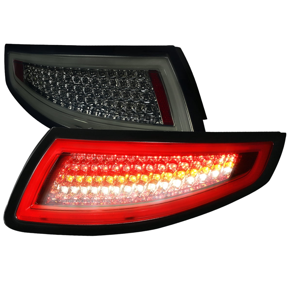 LED Tail Lights (Chrome Housing/Smoke Lens) Made for and Compatible ...