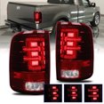 thumbnail image 1 of LED Tail Lights For 2004-2008 Ford F-150 Styleside Model w/LED Sequential Turn Signal-Chrome Housing/Red Lens, 1 of 11