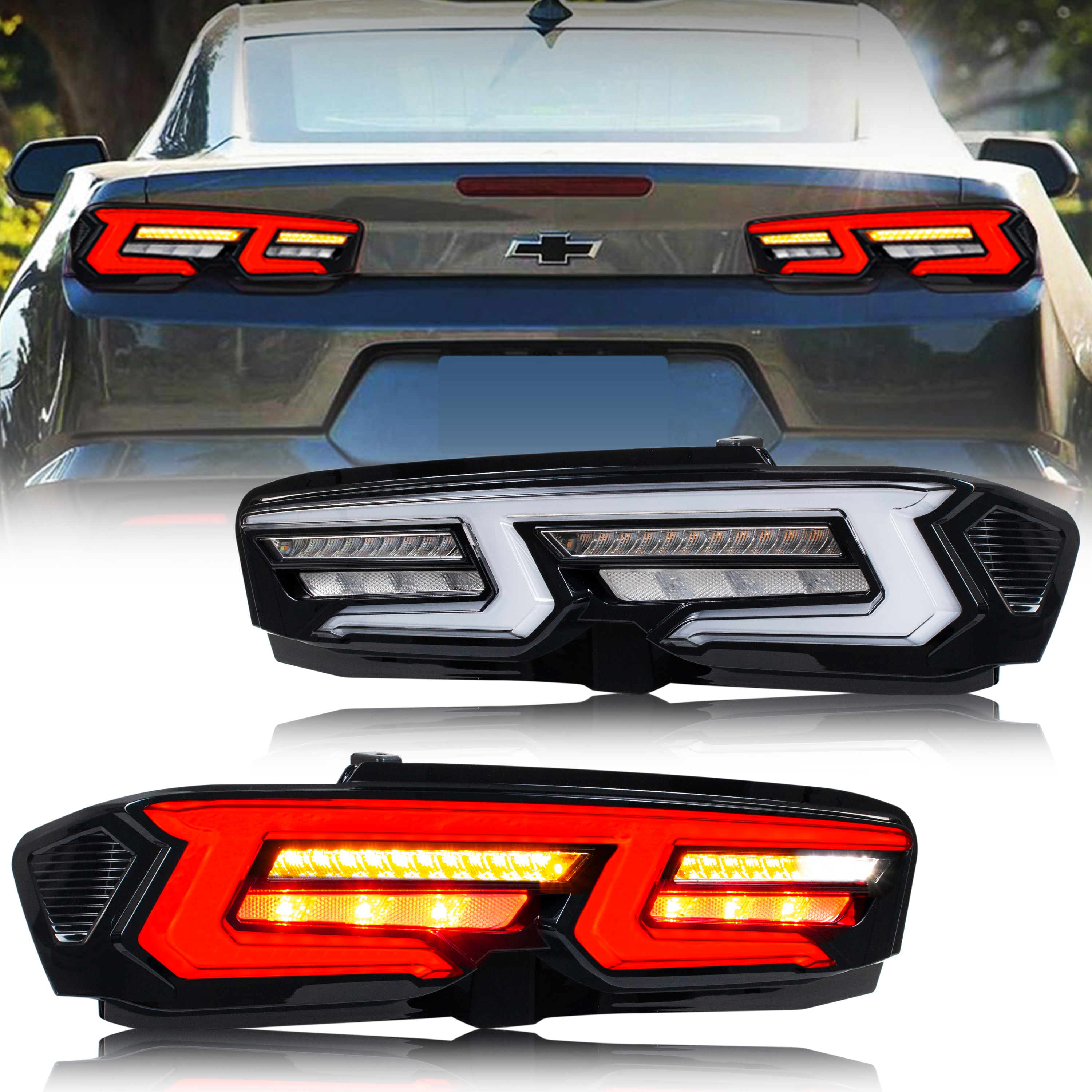 LED Tail Lights for Chevrolet Camaro Chevy 2019 2020 2021 2022 2023