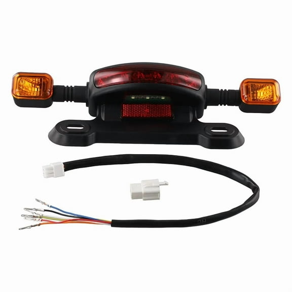 LED Taillight Electric Bicycle Turn Signal Rear Lamp E-Bike Rear Tail Light Indicator Cycling Modified Parts,A